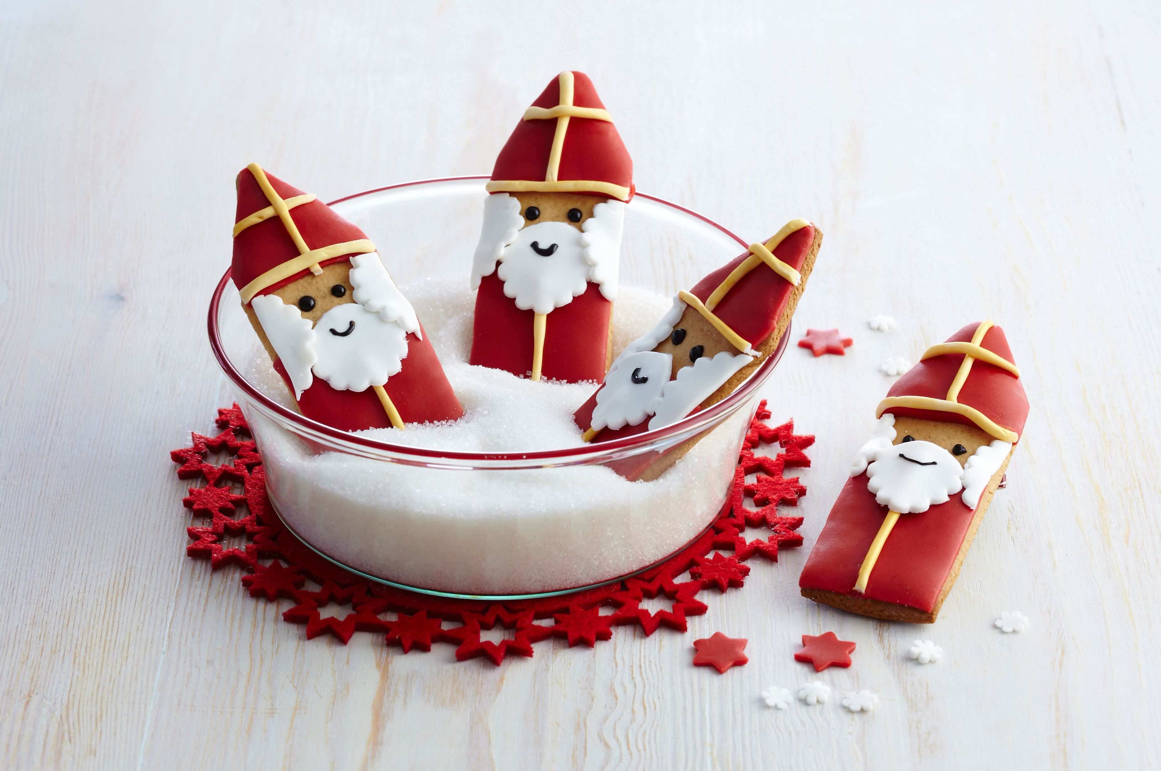 farebné mikulášske perníčky s fondánom